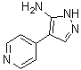 CAS 登录号：216661-87-9， 4-(4-吡啶基)-1H-吡唑-5-胺