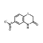 CAS 登录号：21762-74-3， 6-硝基-2H-1,4-苯并噻嗪-3(4H)-酮