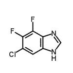 CAS 登录号：217951-45-6， 5-氯-6,7-二氟-1H-苯并咪唑