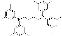 CAS 登录号：220185-37-5， 1,4-丁烷二基二[二(3,5-二甲基苯基)膦]