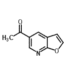 CAS 登录号：220957-41-5， 1-(呋喃并[2,3-b]吡啶-5-基)乙酮
