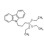 CAS 登录号：221105-38-0， 9-[3-(三乙氧基硅烷基)丙基]-9H-咔唑
