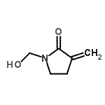 CAS 登录号：221114-35-8， 1-(羟基甲基)-3-亚甲基-2-吡咯烷酮