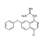 CAS#: 223671-95-2, 1-[4-Chloro-7-(Phenylsulfanyl)-1-Isoquinolinyl]Guanidine