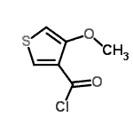 CAS 登录号：224649-28-9， 4-甲氧基-3-噻吩甲酰氯