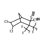 CAS 登录号：224790-70-9， 5,6-二氯-3,3-二(三氟甲基)双环[2.2.1]庚烷-2,2-二甲腈