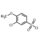 CAS 登录号：22952-43-8， 3-氯-4-甲氧基苯磺酰氯
