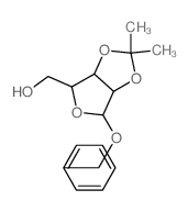CAS 登录号:23276-32-6, 1-O-苄基-2-O,3-O-异亚丙基-beta-D-呋喃核糖