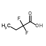 CAS 登录号：2366-62-3， 2,2-二氟丁酸