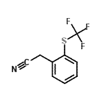 CAS 登录号：237424-20-3， {2-[(三氟甲基)硫基]苯基}乙腈