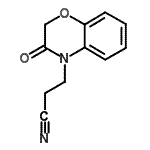 CAS 登录号：23866-12-8， 3-(3-氧代-2,3-二氢-4H-1,4-苯并恶嗪-4-基)丙腈