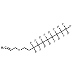 CAS 登录号：239463-91-3， 10-(烯丙基硫基)-1,1,1,2,2,3,3,4,4,5,5,6,6,7,7,8,8-十七氟癸烷