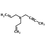 CAS 登录号：239476-64-3， N,N-二烯丙基-2-丁炔-1-胺