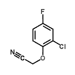 CAS 登录号：24115-19-3， (2-氯-4-氟苯氧基)乙腈