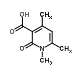 CAS 登录号：24667-08-1， 1,4,6-三甲基-2-氧代-1,2-二氢-3-吡啶羧酸