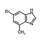 CAS 登录号：255064-10-9， 6-溴-4-甲基-1H-苯并咪唑