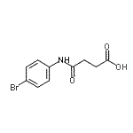 CAS 登录号：25589-41-7， 4-[(4-溴苯基)氨基]-4-氧代丁酸