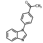 CAS 登录号：25700-10-1， 1-[4-(1H-苯并咪唑-1-基)苯基]乙酮