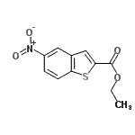 CAS 登录号：25785-09-5， 乙基5-硝基-1-苯并噻吩-2-羧酸酯