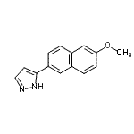 CAS 登录号：258518-56-8， 3-(6-甲氧基-2-萘基)-1H-吡唑