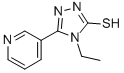 CAS 登录号：26131-68-0， 4-乙基-5-吡啶-3-基-4H-[1,2,4]三唑-3-硫醇