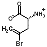 CAS 登录号：264903-49-3， (2R)-2-铵基-4-溴-4-戊烯酸酯