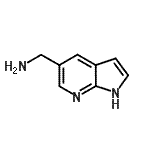 CAS 登录号：267876-25-5， 1-(1H-吡咯并[2,3-b]吡啶-5-基)甲胺
