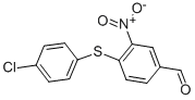 CAS 登录号：270262-96-9， 4-(4-氯苯基硫代)-3-硝基苯甲醛
