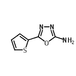 CAS 登录号：27049-71-4， 5-(2-噻吩基)-1,3,4-恶二唑-2-胺
