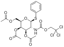 CAS 登录号：278784-83-1， 苯基 3,4,6-三-O-乙酰基-2-脱氧-1-硫代-2-(2,2,2-三氯乙氧基甲酰氨基)-beta-D-吡喃半乳糖苷