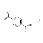CAS 登录号：28313-49-7， 4-羧基苯甲酸锂