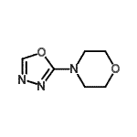CAS 登录号：28317-99-9， 4-(1,3,4-恶二唑-2-基)吗啉