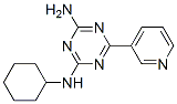 CAS 登录号:28321-37-1, N-环己基-6-吡啶-3-基-1,3,5-三嗪-2,4-二胺