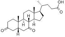 CAS 登录号：28332-53-8， 3,7-二氧代-5beta-胆烷-24-酸