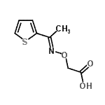 CAS 登录号：30005-32-4， ({(E)-[1-(2-噻吩基)亚乙基]氨基}氧基)乙酸