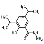 CAS 登录号：30991-43-6， 2-羟基-3,5-二异丙基苯甲酰肼