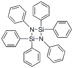 CAS 登录号:3284-07-9, N,N-二苯基四苯基环二硅氮烷