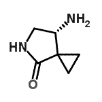 CAS 登录号：328405-11-4， (7R)-7-氨基-5-氮杂螺[2.4]庚烷-4-酮