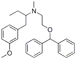 CAS 登录号:32847-88-4, N-(2-二苯甲基氧基乙基)-1-(3-甲氧基苯基)-N-甲基丙烷-2-胺盐酸盐