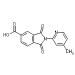 CAS 登录号：328549-49-1， 2-(4-甲基-2-吡啶基)-1,3-二氧代-5-异吲哚啉羧酸