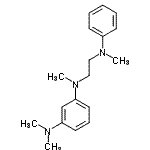 CAS 登录号：32869-59-3， N,N,N'-三甲基-N'-{2-[甲基(苯基)氨基]乙基}-1,3-苯二胺