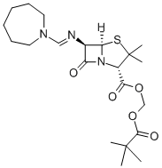 CAS 登录号:32886-97-8, 匹美西林