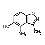 CAS 登录号：329349-67-9， 4-氨基-3-甲基-1,2-苯并恶唑-5-醇