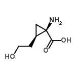 CAS 登录号：329354-22-5， (1R,2R)-1-氨基-2-(2-羟基乙基)环丙烷羧酸