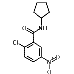 CAS 登录号：329939-84-6， 2-氯-N-环戊基-5-硝基苯甲酰胺