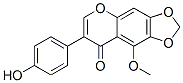 CAS 登录号：3301-68-6， 7-(4-羟基苯基)-9-甲氧基吡喃并[2,3-f][1,3]苯并二氧戊环-8-酮