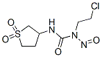 CAS 登录号:33022-00-3, 1-(2-氯乙基)-3-(1,1-二氧代四氢噻吩-3-基)-1-亚硝基脲