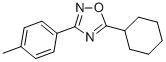 CAS 登录号：330828-28-9， 5-环己基-3-(对甲苯基)-1,2,4-恶二唑