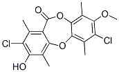 CAS#: 33211-22-2, 2,8-Dichloro-9-Hydroxy-3-Methoxy-1,4,7,10-Tetramethylbenzo[b][1,5]Benzodioxepin-6-One