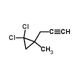 CAS 登录号：332113-41-4， 1,1-二氯-2-甲基-2-(2-丙炔-1-基)环丙烷